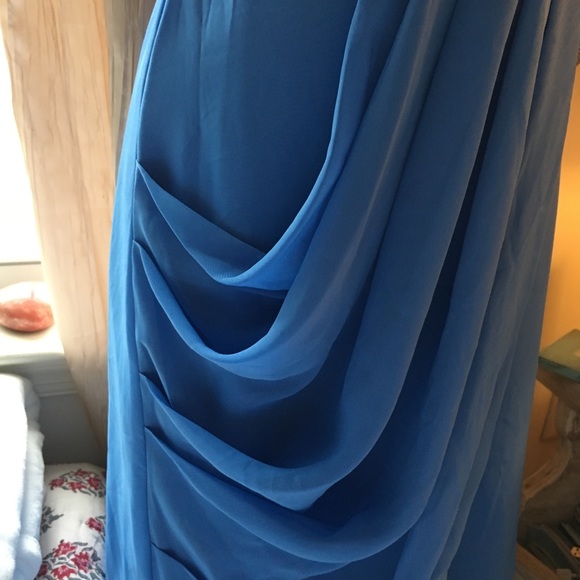 Blue Cocktail Dress - Picture 3 of 8